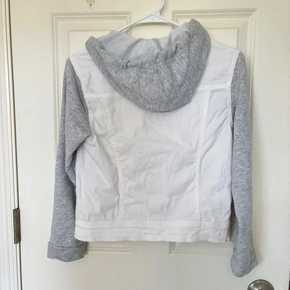 Wallflower White Denim Jacket, size small - Picture 3 of 5